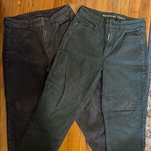 Set of 2- American Eagle Corduroy Straight Leg Pants